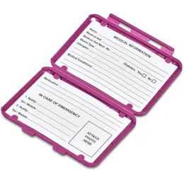 Altitude Seatbelt Medi-Wallet Pink Open